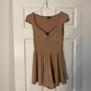 Urban Outfitters coquette ballet core mini dress with built in shorts